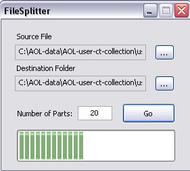 FileSplitter screenshot